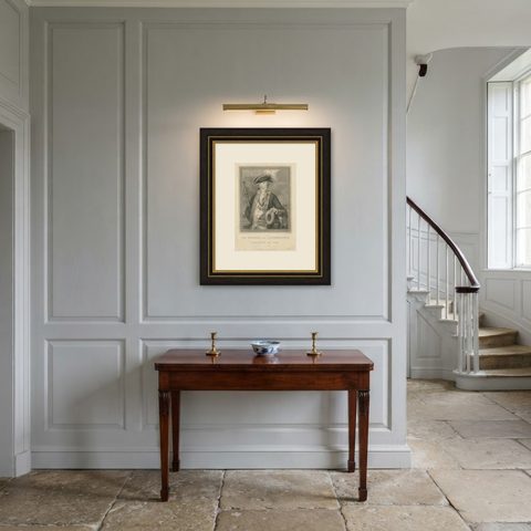 Antique Naval Portrait, Jan Hendrik van Kinsbergen, Dutch Sea Captain, c.1785, shown framed in a room
