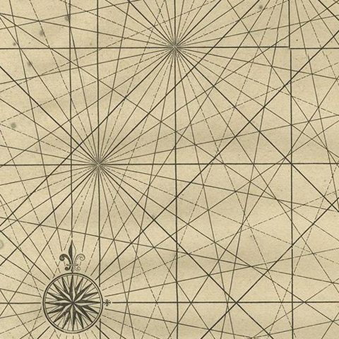 Antique Map of Malabar Coast by Valentijn, 1726, close-up 1