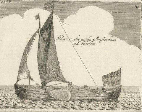 English Galleons & Dutch Vessels, Naval Ship Engravings, Coronelli 1690, close-up 2