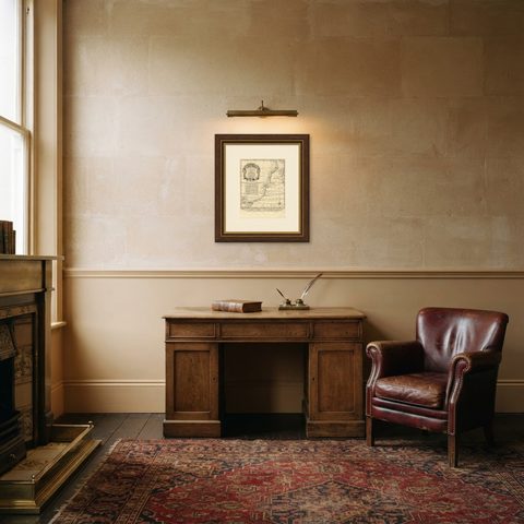 Original Detailed Antique Map of the East Coast of Africa, 1747, shown framed in a room