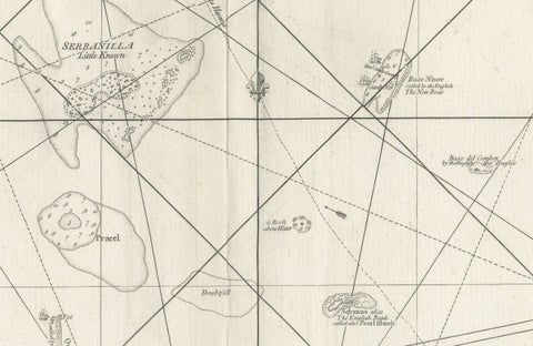 Navigational Chart of Jamaica, Cape Gracias a Dios, and the Mosquito Coast, 1775, close-up 5