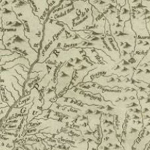 Antique Map of the Coast of Southern Brazil by Bellin, c.1755, close-up 1