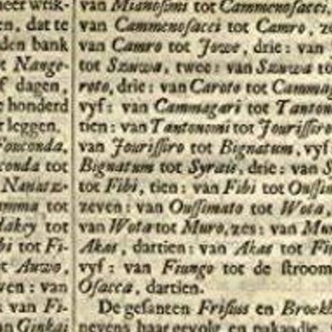 Antique Print of a Japanese Pleasure or Galley Yacht (1669), close-up 1