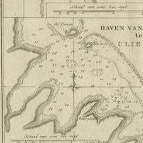 Antique Map of the Harbors of Matavai by Cook, 1803, close-up 1