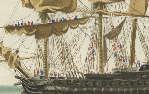 Britannia's Pride at Sea: Return from the Anchorage, circa 1920, close-up 1