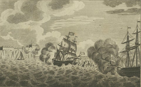Naval Engagement at Unalata, Guam: The Peril of HMS Success, circa 1790, close-up 4