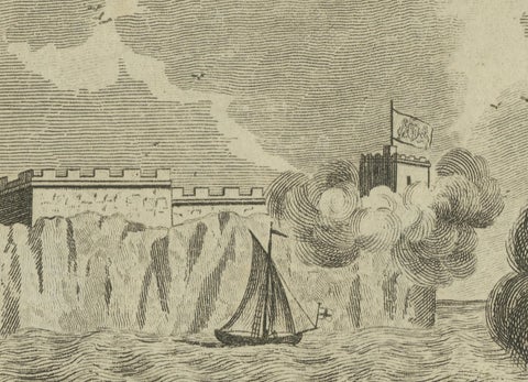 Naval Engagement at Unalata, Guam: The Peril of HMS Success, circa 1790, close-up 1