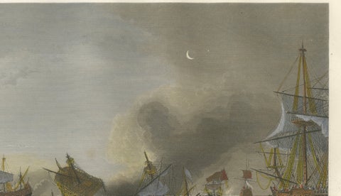 Coëtlogon Captures Four Dutch Warships off Lisbon, 1839, close-up 4