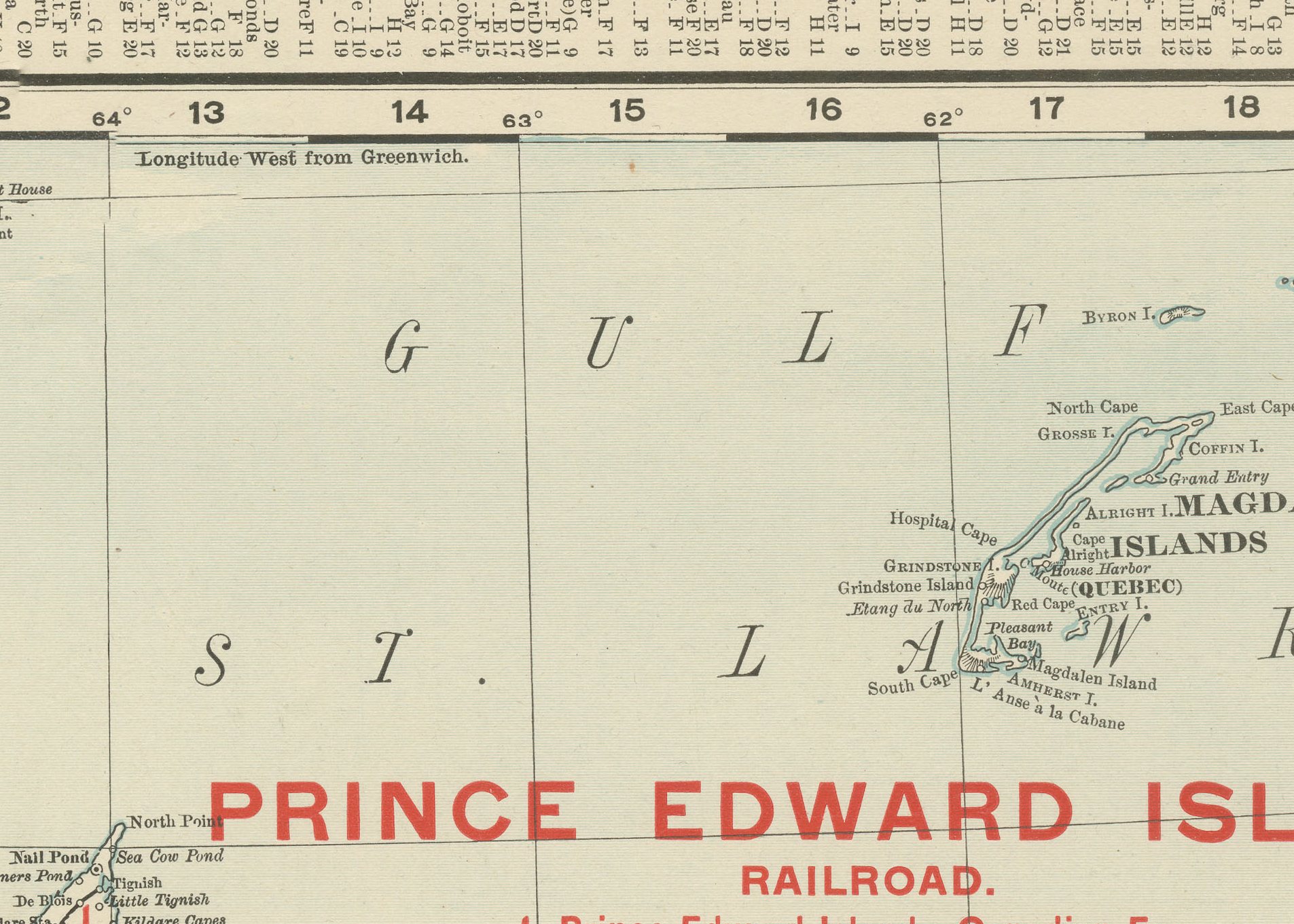 Antique Maritimes Map, New Brunswick, Nova Scotia and Prince Edward Island, 1899, view 3