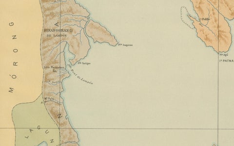 Map of Polillo Islands and Eastern Luzon Coast, Observatorio de Manila, 1899, close-up 4