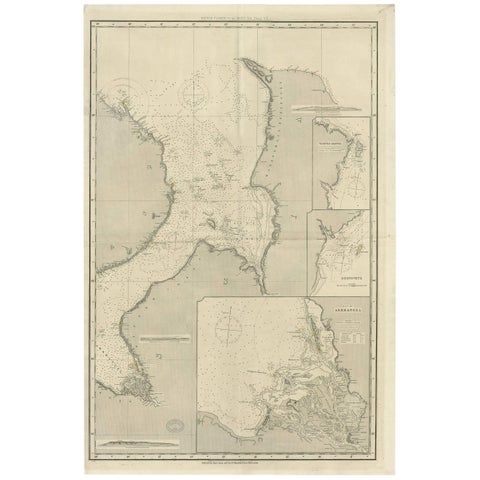 Antique Map of the British Islands to the White Sea by J. Imray