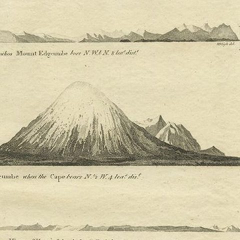 Antique Map of the West Coast of America with Island Views, ca.1784, close-up 1