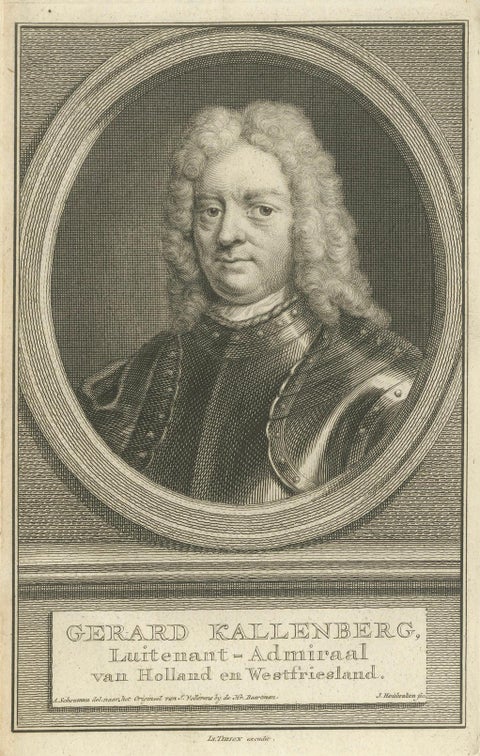 Set of Three Dutch Naval Portraits, Van der Hulst, Kallenberg & Sweers, c.1700, close-up 2