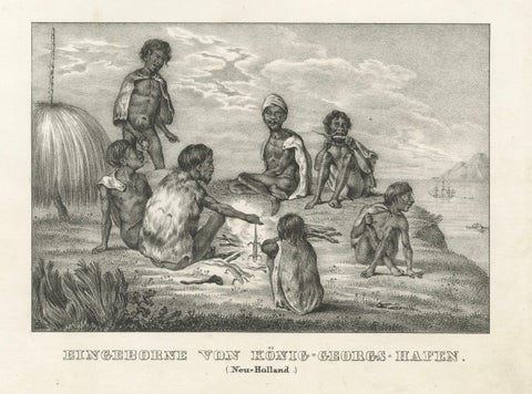 Scenes from King George's Harbour, New Holland (modern-day Australia), 1836, close-up 3
