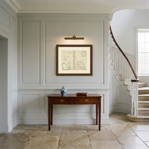 Coast of Northumberland, England, Incl the Holy & Farne Islands, Etc, 1693, shown framed in a room
