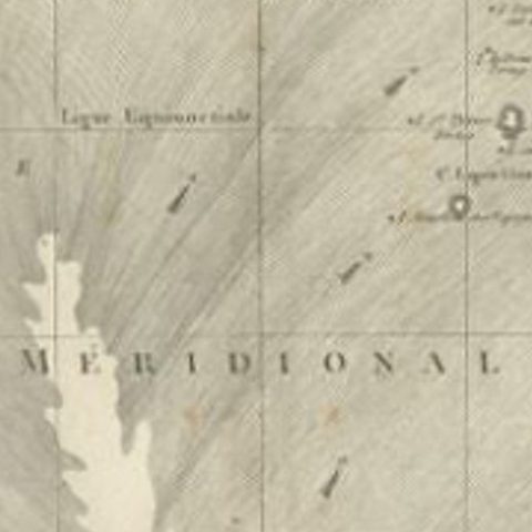 Antique Map of the Coast of Guinea, Africa, 1820, close-up 3