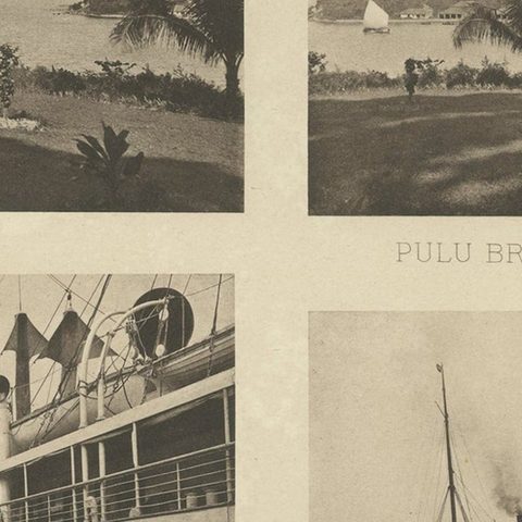Rare Harbour Views of Colonial Singapore, 1907, close-up 3