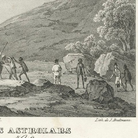 Evocative Scenes from King George's Harbour (modern-day Albany, Australia), 1836, close-up 4