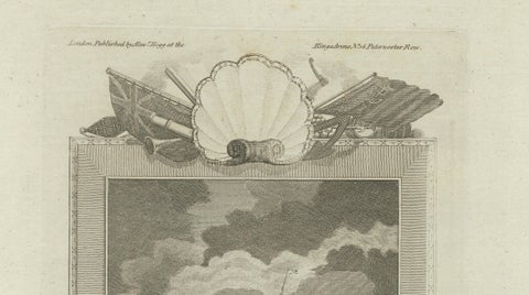 Cavendish’s Ship Desire in Storm near the Strait of Magellan, 18th Century, close-up 3