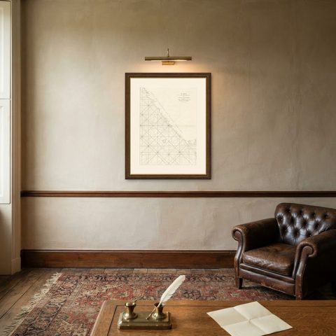 Sea Chart of Part of the Southwestern Coast of Sumatra & Nias, Indonesia, C1775, shown framed on a wall