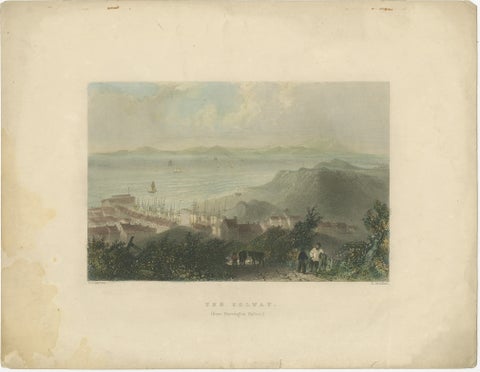 Tranquil View of The Solway from Harrington Harbour in England, 1841, view 2