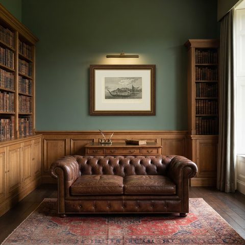 Resolution Bay on St. Christina: A Glimpse of the Marquesas in Cook's Voyages, shown framed in a room