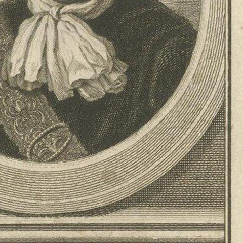 Set of Three Dutch Naval Portraits, Kortenaer, Kallenberg, and Van Nes, c.1700s, close-up 4
