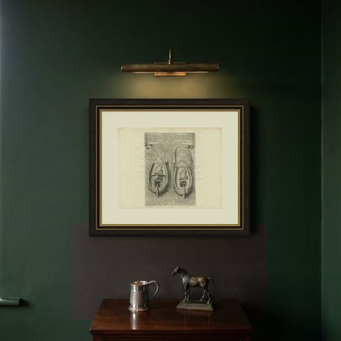 Ingenious Destruction: Fire Ship Design of the Eighty Years' War, 1632, shown framed on a wall