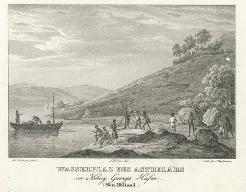 Evocative Scenes from King George's Harbour (modern-day Albany, Australia), 1836, close-up 2