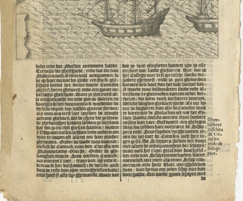 Dutch Voyages to Madagascar, Early Exploration Scene, Pontanus 1611, close-up 4