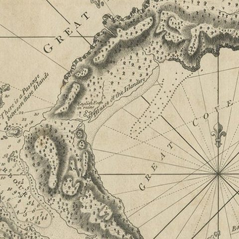 Chart of the Coast of Cochinchina' and 'Plan of Pulo Condor', Vietnam, 1778, close-up 2