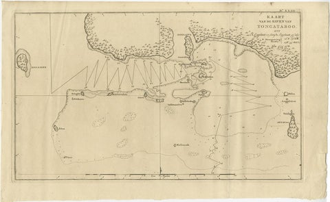 Antique Map of the Harbour of Tongatabu, One of the Tonga Islands, 1803, view 2
