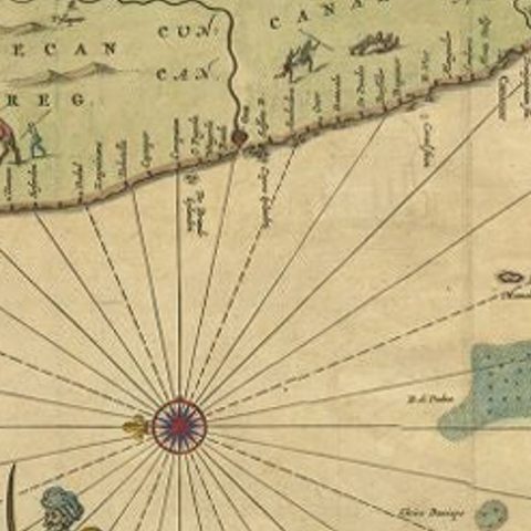 Antique Map of the Malabar Coast by Baldaeus, 1744, close-up 2