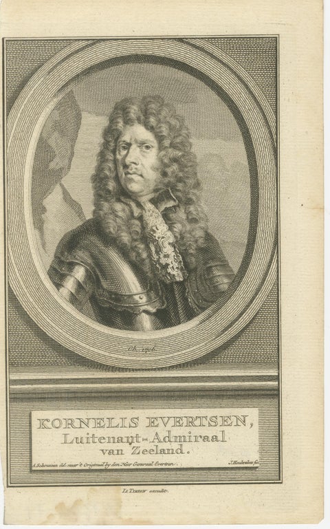 Naval Commanders of Zeeland, Gelein & Kornelis Evertsen, Adriaan Bankert, c1750, view 3