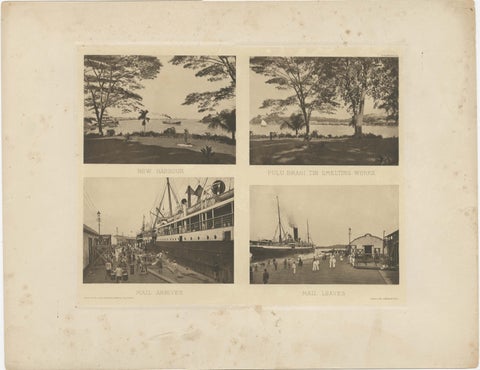 Rare Harbour Views of Colonial Singapore, 1907, view 2