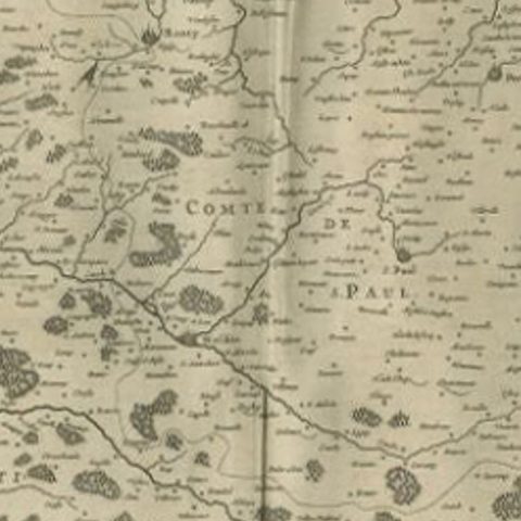 Antique Map of the Coast of Artois by Janssonius, 1657, close-up 2