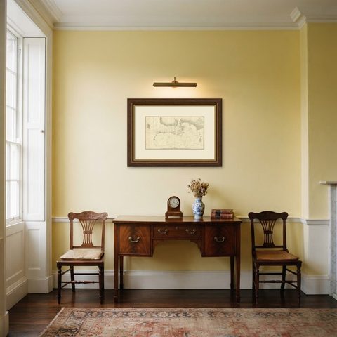 Antique Map of the Northern Coast of Tongatapu by Benard, c.1785, shown framed in a room