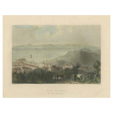 Tranquil View of The Solway from Harrington Harbour in England, 1841