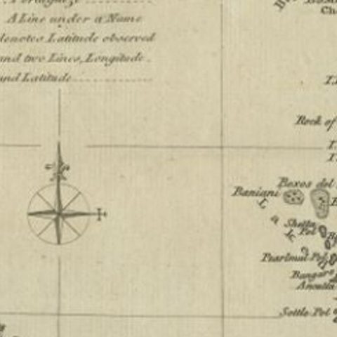 Antique Map of the Coast of Southwest Asia by Kitchin, c.1770, close-up 2