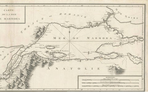 Map of Constantinople, Bosphorus, the Coasts of Greece and the Archipelago, 1785, close-up 2