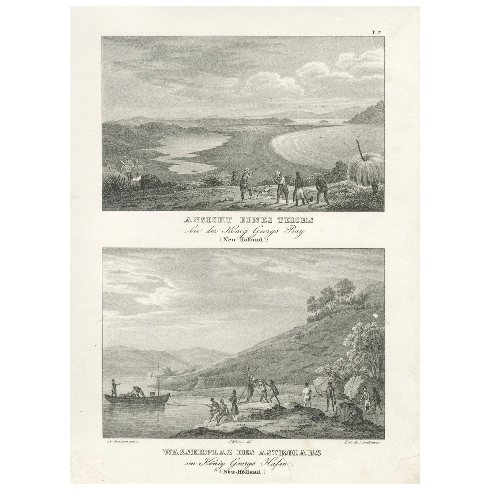 Evocative Scenes from King George's Harbour (modern-day Albany, Australia), 1836