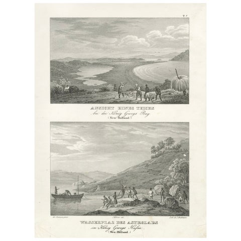 Evocative Scenes from King George's Harbour (modern-day Albany, Australia), 1836