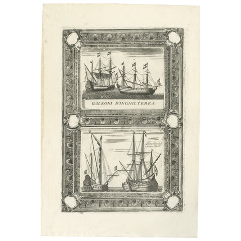 Dutch Inland Sailing Boats, Amsterdam–Haarlem & Delft–Rotterdam, Coronelli 1690