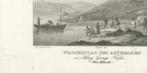 Evocative Scenes from King George's Harbour (modern-day Albany, Australia), 1836, close-up 1