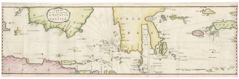Rare Chart of Indonesia Including Borneo, Java, Celebes, Ceram and More, 1779, close-up 1
