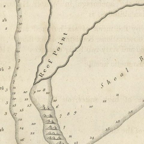 Map of Winter Harbour on Melville Island, Australia by Parry's Expedition, 1821, close-up 3