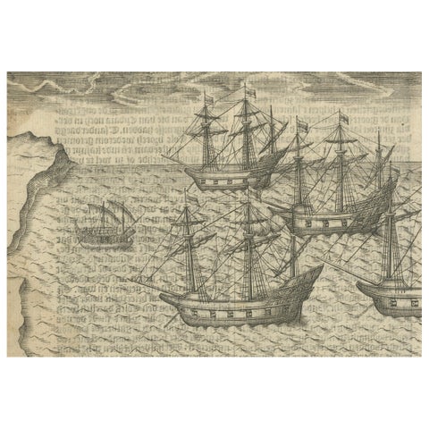 Dutch Voyages to Madagascar, Early Exploration Scene, Pontanus 1611