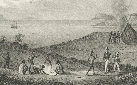 Scenes from King George's Harbour, New Holland (modern-day Australia), 1836, close-up 2