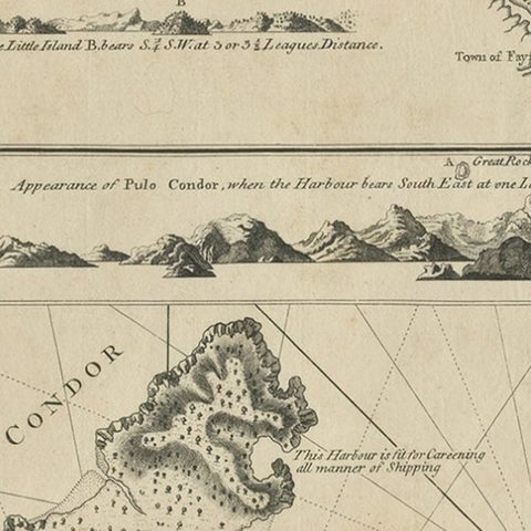 Chart of the Coast of Cochinchina' and 'Plan of Pulo Condor', Vietnam, 1778, close-up 3