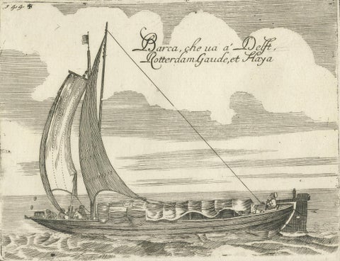English Galleons & Dutch Vessels, Naval Ship Engravings, Coronelli 1690, close-up 4
